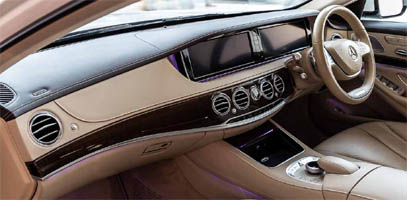 S350 front interior