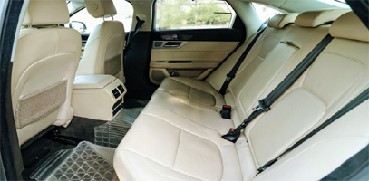 Jaguar XF Rear Seats