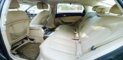 Audi A8 Black Interior Back
