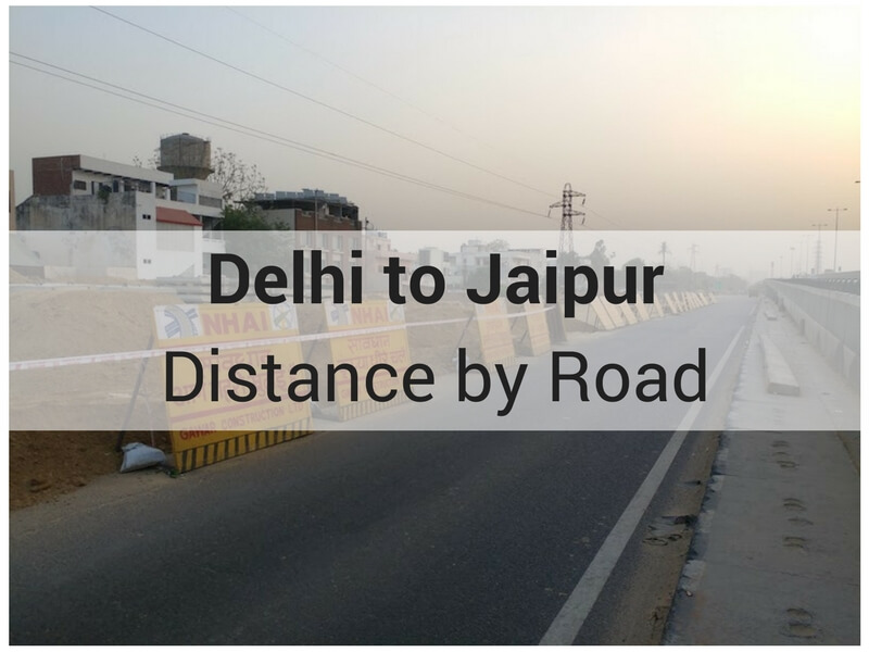 Delhi to Jaipur Distance